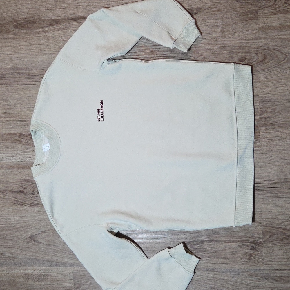 Lululemon Heavyweight Fleece Oversized Pullover *Bone Size Small 2025